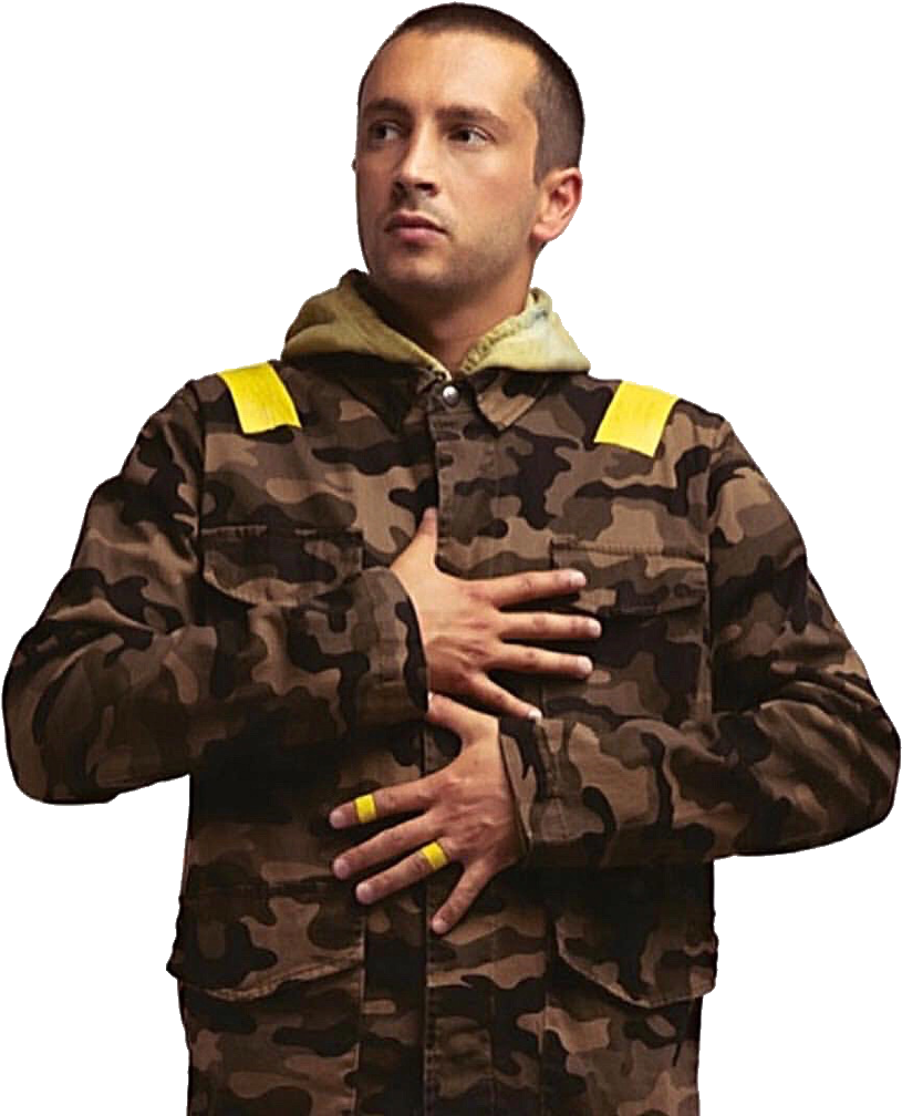 tyler joseph trench coat