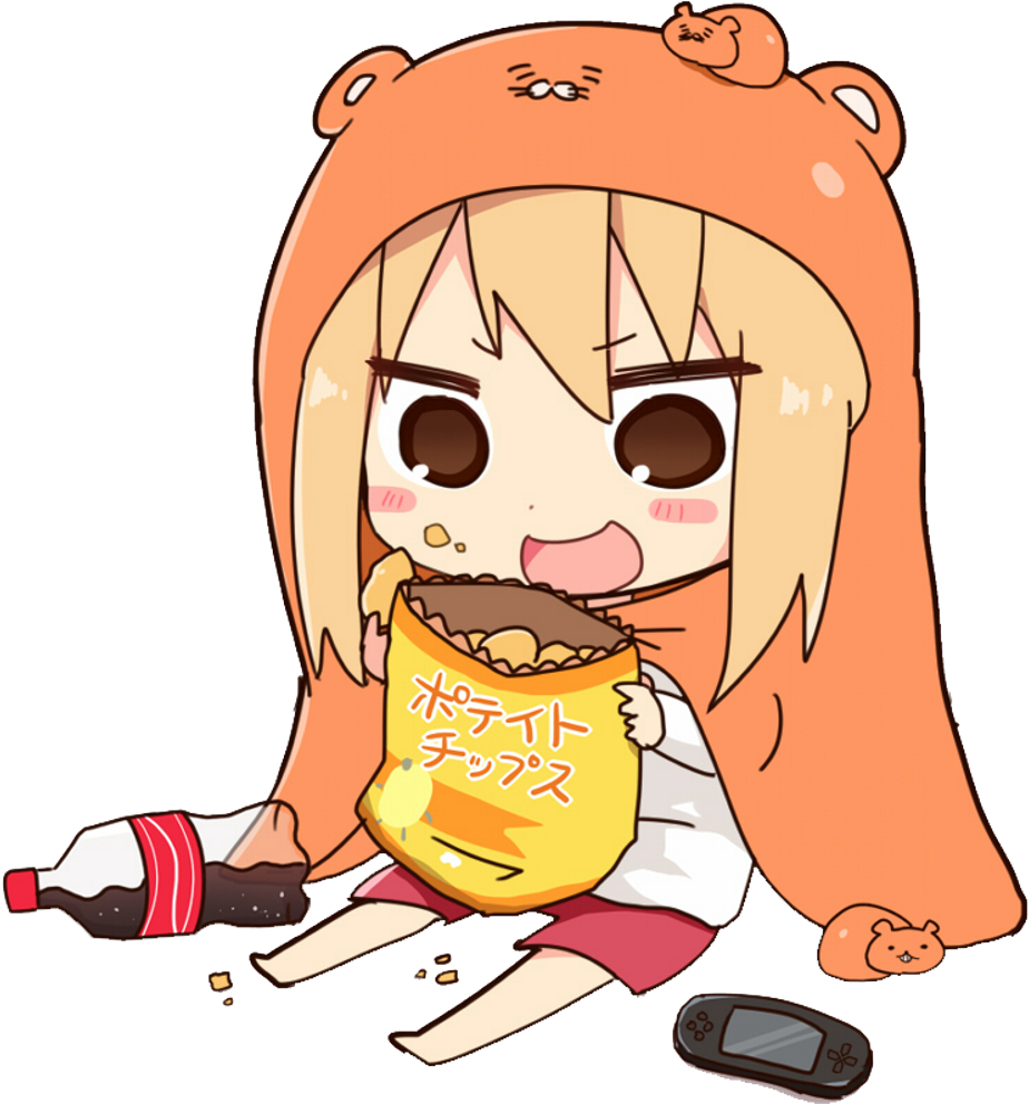 Download Himouto Sticker - Umaru Chan PNG Image with No Background ...