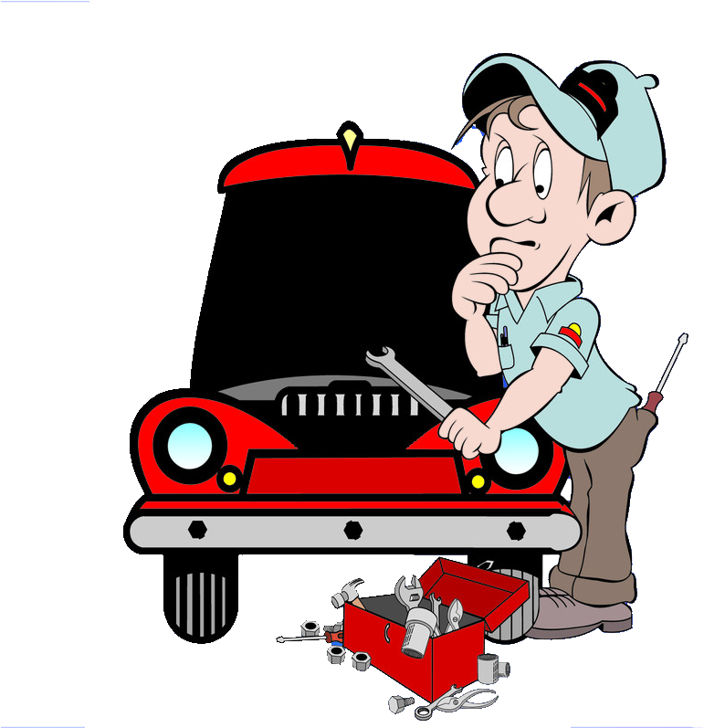 Download Jpg Black And White Download Cartoon Auto Car Repair - Fix The ...