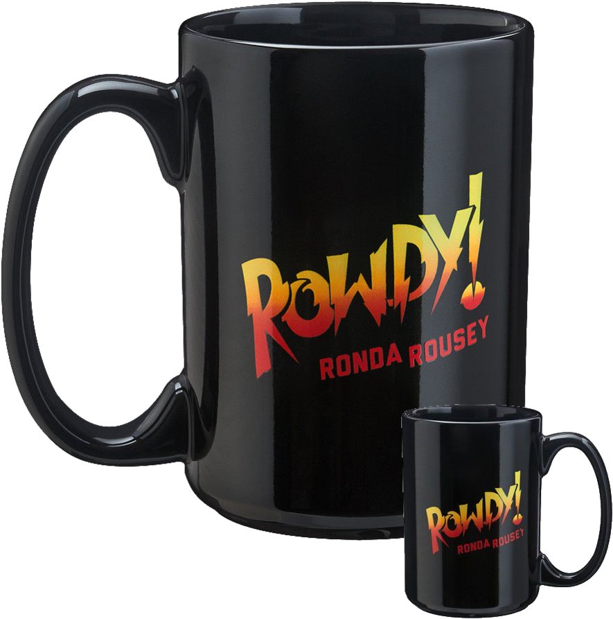 Download Rowdy Ronda Rousey 15 Oz. Mug PNG Image with No Background -  