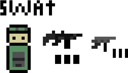 Download Swat - Pixel Art PNG Image with No Background - PNGkey.com