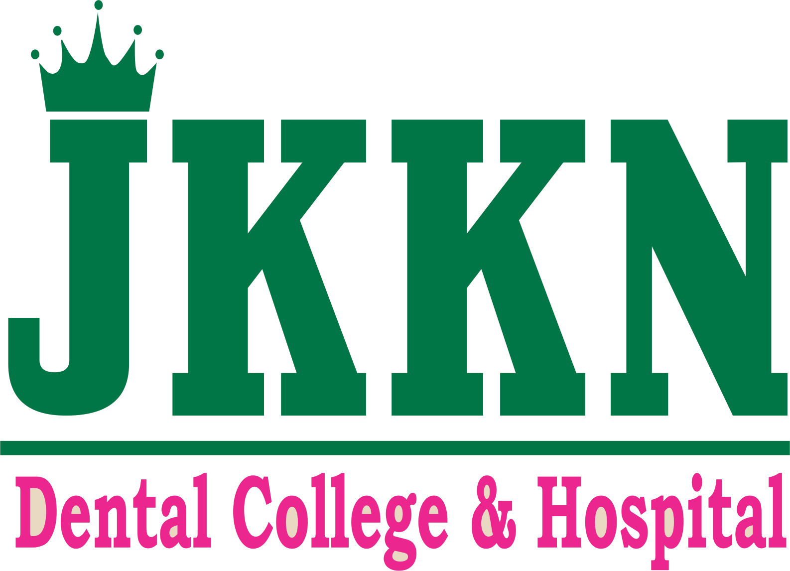 File - J - K - K - Nattraja Dental College And Hospital - Jkkn (1586x1146), Png Download