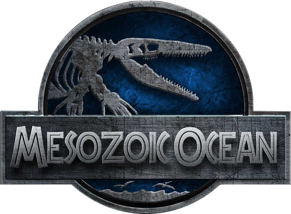 Mesozoic Oceans Logo Design - Logo Mosasaurus - Free Transparent PNG ...