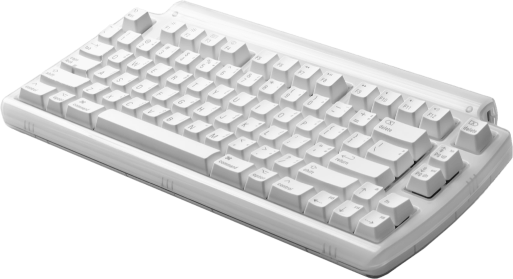 Desktop Keyboard Of The Year - Logitech Ps2 Keyboard White (1024x558), Png Download