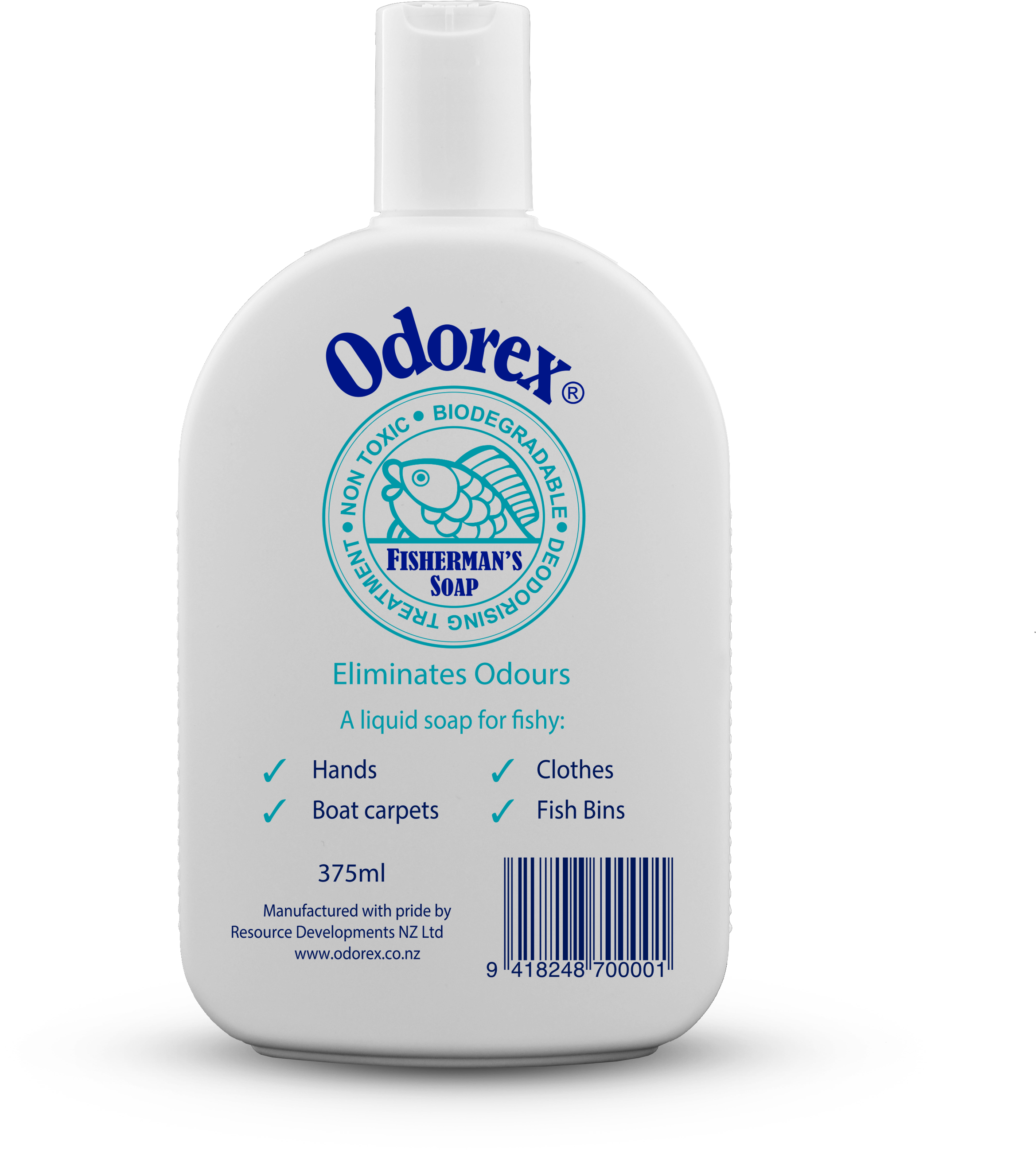 Odorex® Fisherman's Soap - Cosmetics (2796x3081), Png Download
