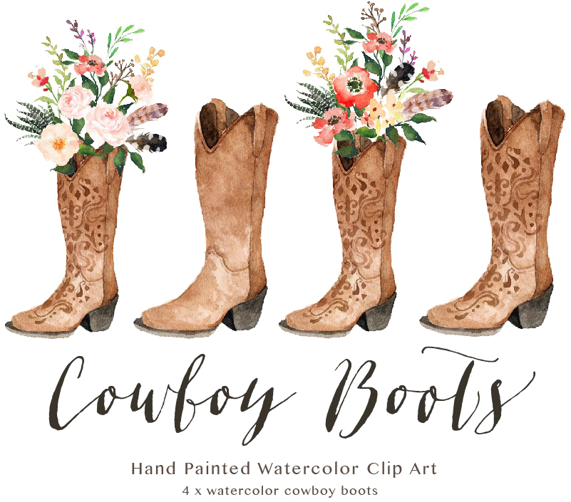 Download High Quality Cowboy Boots Clipart Transparen - vrogue.co