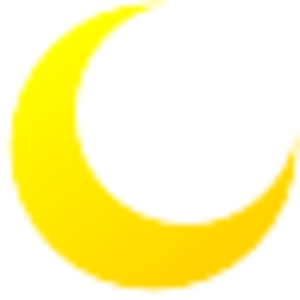 Download Transparent Moon Clipart Yellow Half Moon Png Png Image With