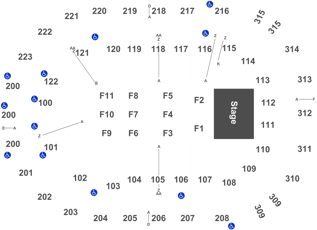 Download K Rock Centre Seating Chart Png Image With No Background Pngkey Com