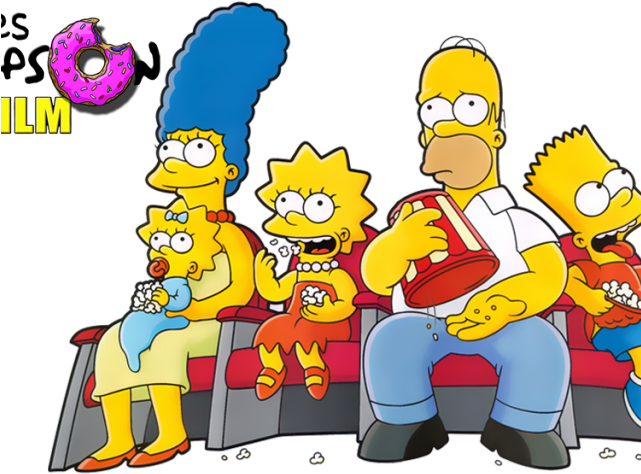 Download The Simpsons Movie Clipart Png - Simpsons At The Movies PNG ...