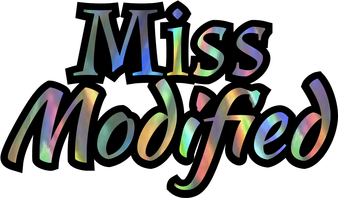 Image Of Miss Modified Car Sticker Decal - Calligraphy (1200x1200), Png Download