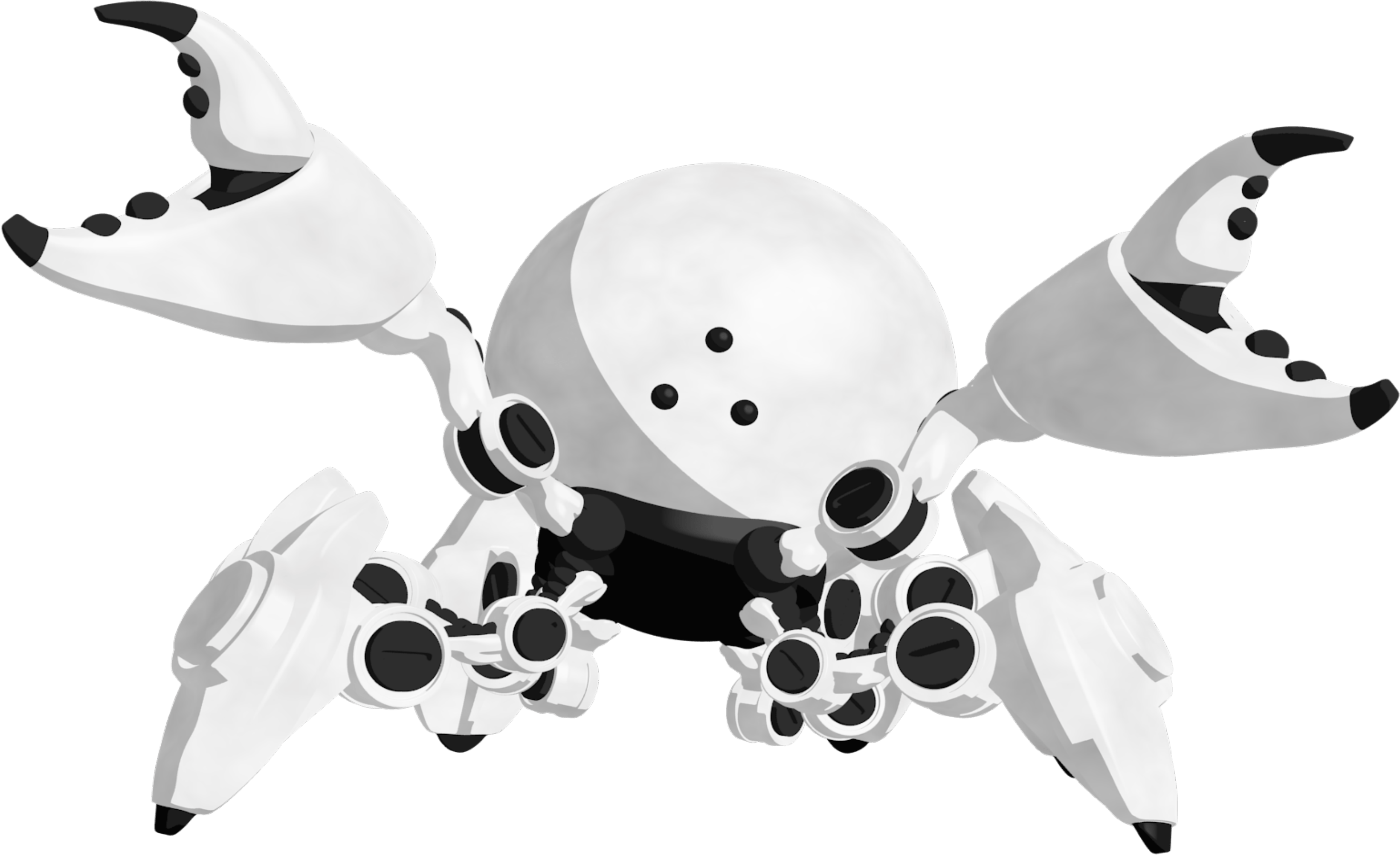 cartoon robot crab
