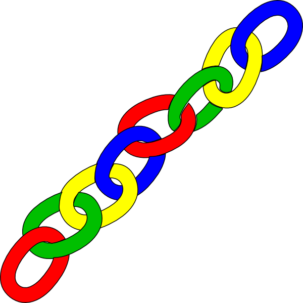 Chain Clipart 1 (600x599), Png Download