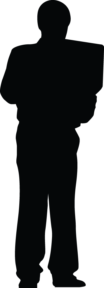 Man Silhouette - Silhouette - Free Transparent PNG Download - PNGkey