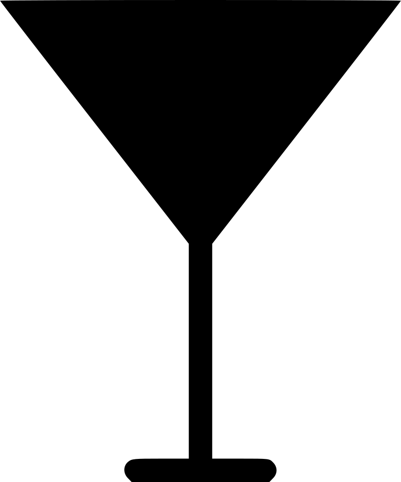 Download Png File Svg - Martini Glass Silhouette Vector PNG Image with ...