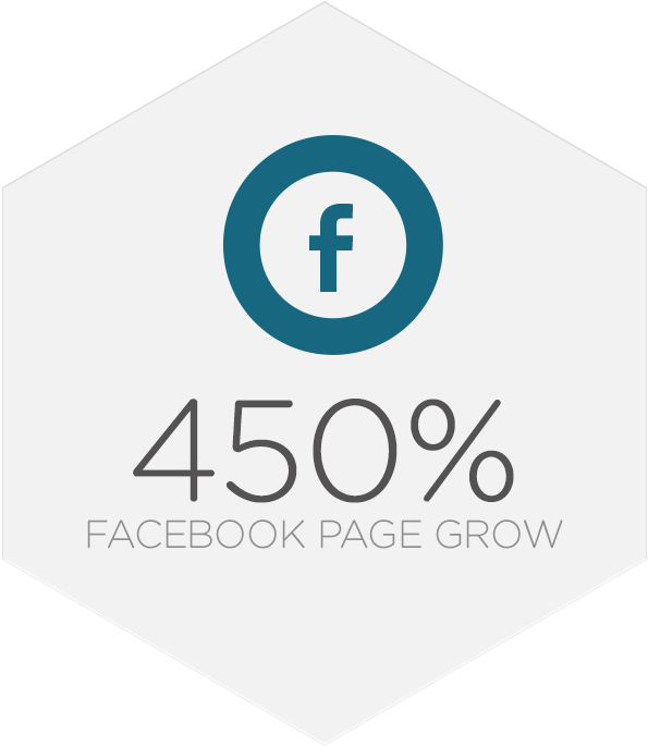 450 Facebook Grow@2x - Graphic Design (720x684), Png Download