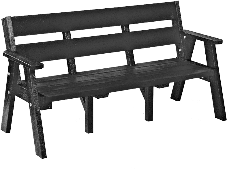 Download Sloper Bench - Plastik Bank PNG Image with No Background ...