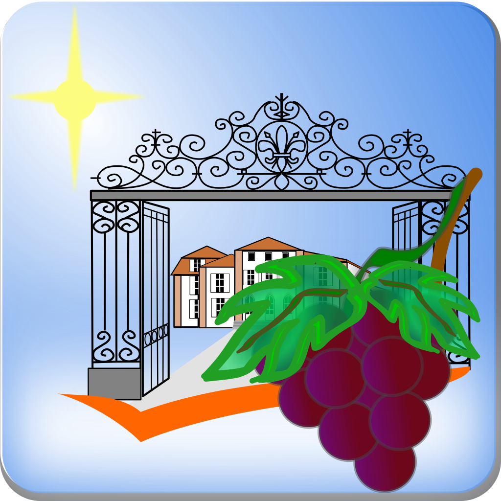 Wine Growing Estate Icon-fr - Illustration (1024x1024), Png Download