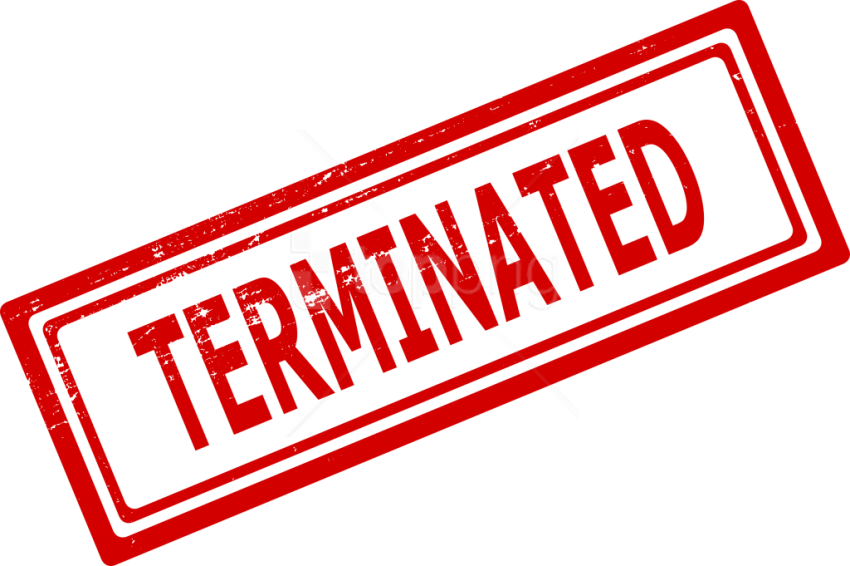 Free Png Terminated Stamp Png - Rejected Transparent Background - Free ...