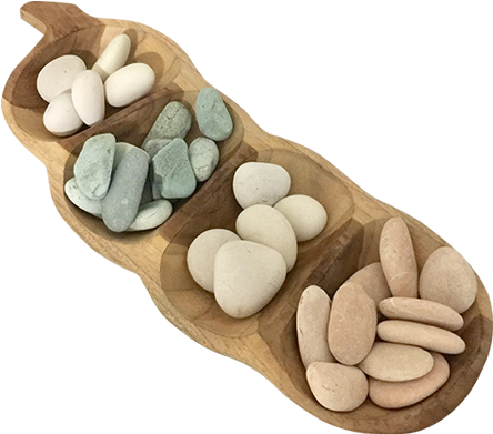 Sorting Bowl With Pebbles - Pill (600x600), Png Download