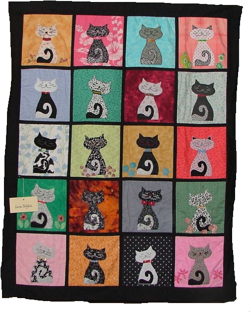 Download Curly Cat Tails Quilt - Patchwork PNG Image with No Background ...