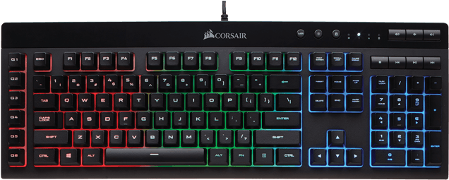 Download K55, Rgb Led, Wired Usb, Black, Gaming Keyboard - Corsair K55 ...