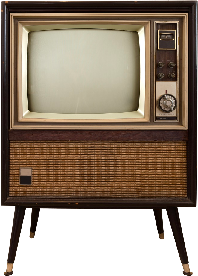 1954 - Sims 4 Old Tv (733x967), Png Download
