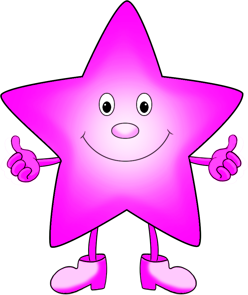 Download Pink Cartoon Star Clipart Purple Star Cartoon Png Image With No Background Pngkey Com