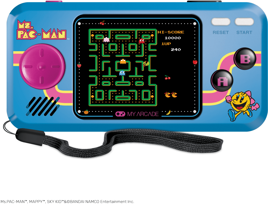 My Arcade Unveils Its Latest In Retro-fueled Accessories - Ms Pacman (1000x1000), Png Download