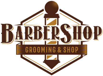 Barbershop illustration, Logo Barbershop, Male barber shop logo, angle,  text png | PNGEgg