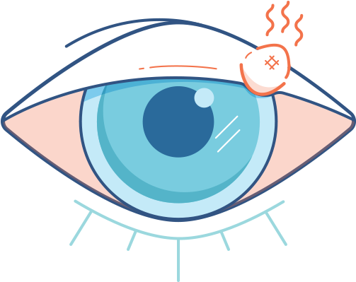 Download Red Eyes Clipart Sore Eye Stye Cartoon Png Image With No Background Pngkey Com