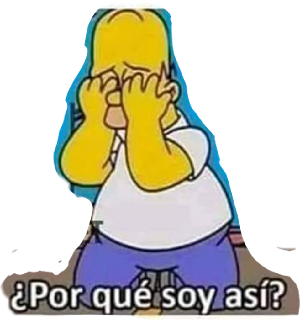 Sticker Maker - HOMERO TRISTE