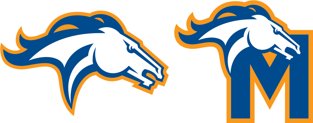 Download Milton Mustang Sports Branding Logo And M Typography Milton Academy Hockey Logo Png Image With No Background Pngkey Com