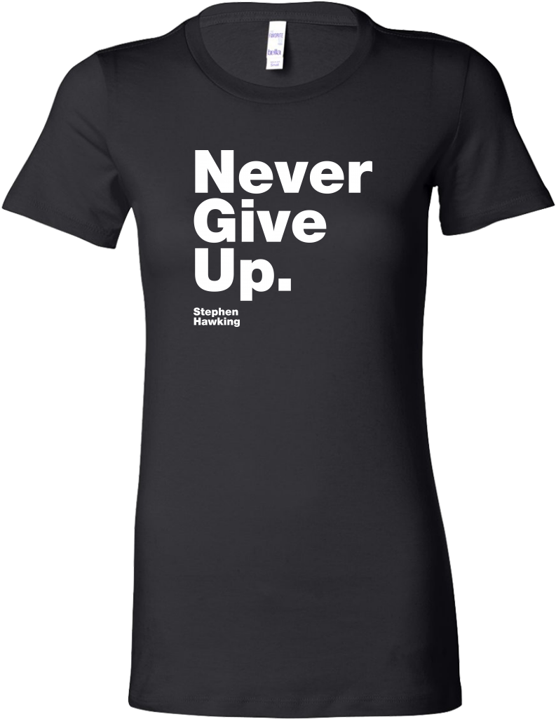 Download Womens Shirt Never Give Up S - Leggo Per Legittima Difesa PNG ...