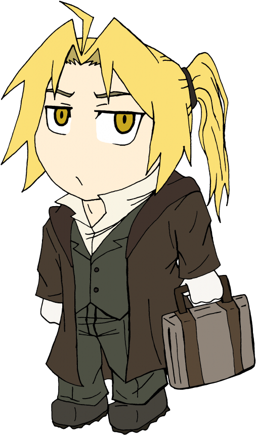 Fullmetal Alchemist Chibi Photo - Cartoon - Free Transparent PNG ...