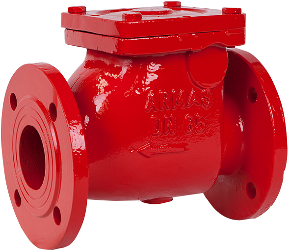 Swing Type Check Valve - Flange (1000x1000), Png Download