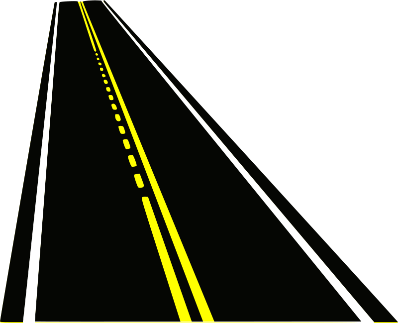 Download Straight Clipart Highway - Illustration PNG Image with No  Background 