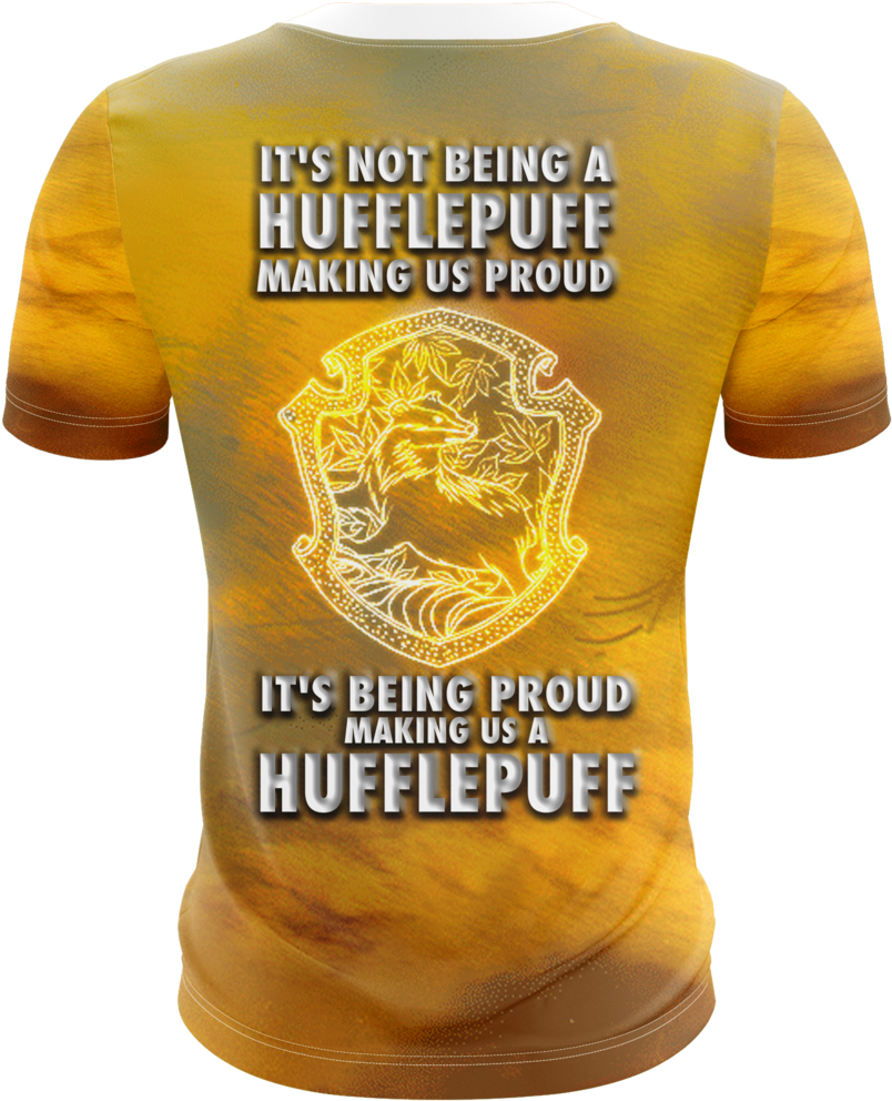 Download It S Being Proud Making Us A Hufflepuff Harry Potter Active Shirt Png Image With No Background Pngkey Com