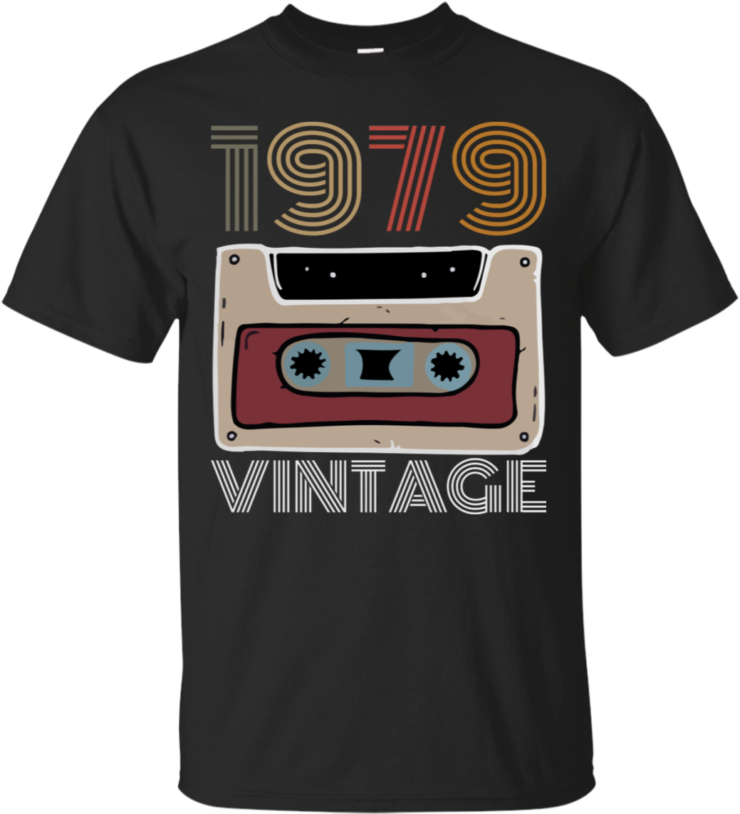 Download 1979 Vintage Retro Cassette Tape Funny 40th Birthday - T-shirt ...