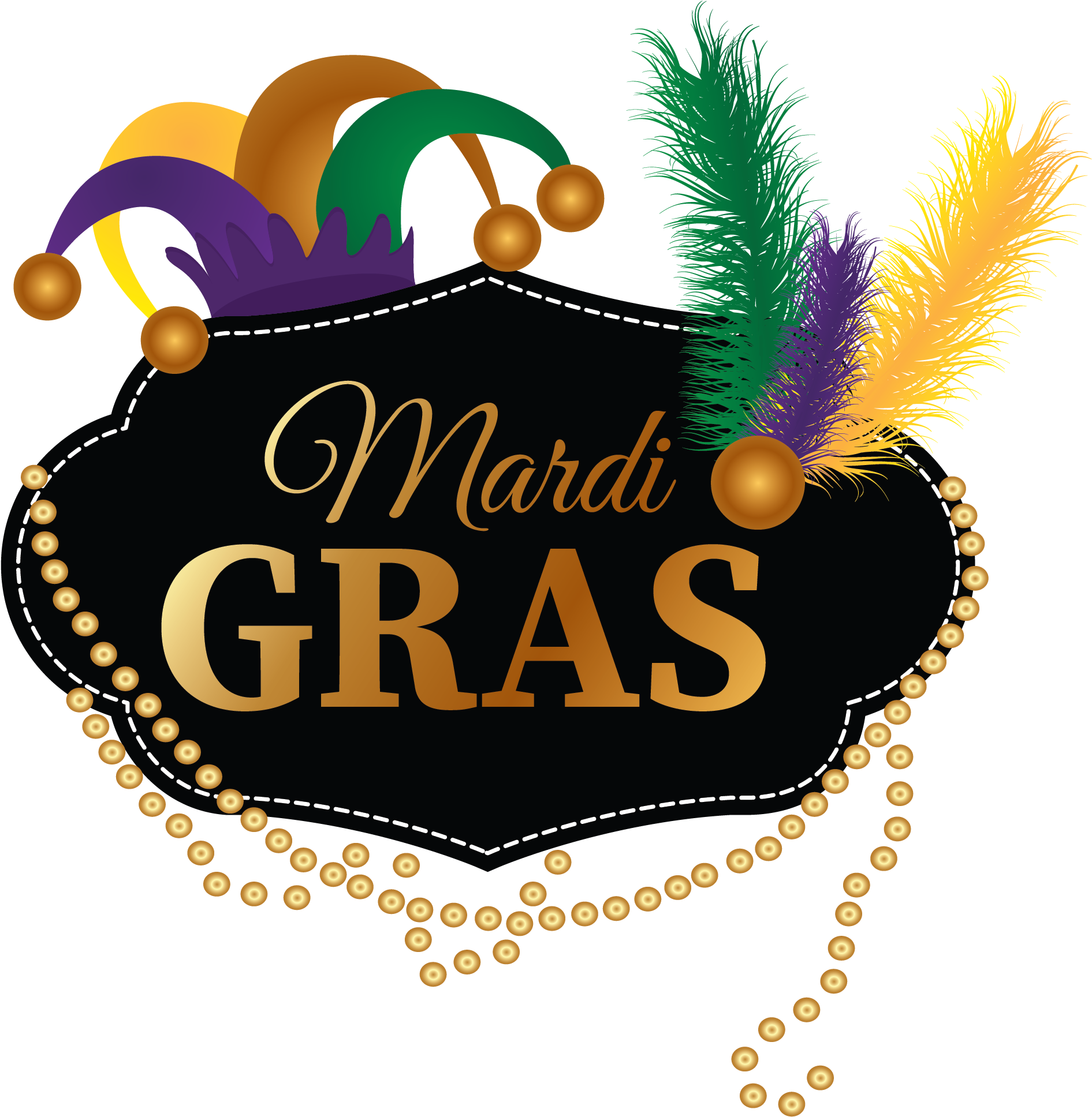 Celebrate Mardi Gras At The Wharf - Illustration (2480x2480), Png Download