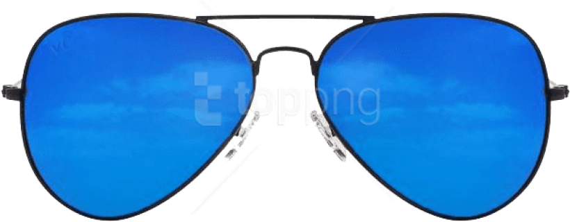 Download Free Png Download Aviator Sunglass Png P Png Images - Blue  Sunglasses Png PNG Image with No Background 