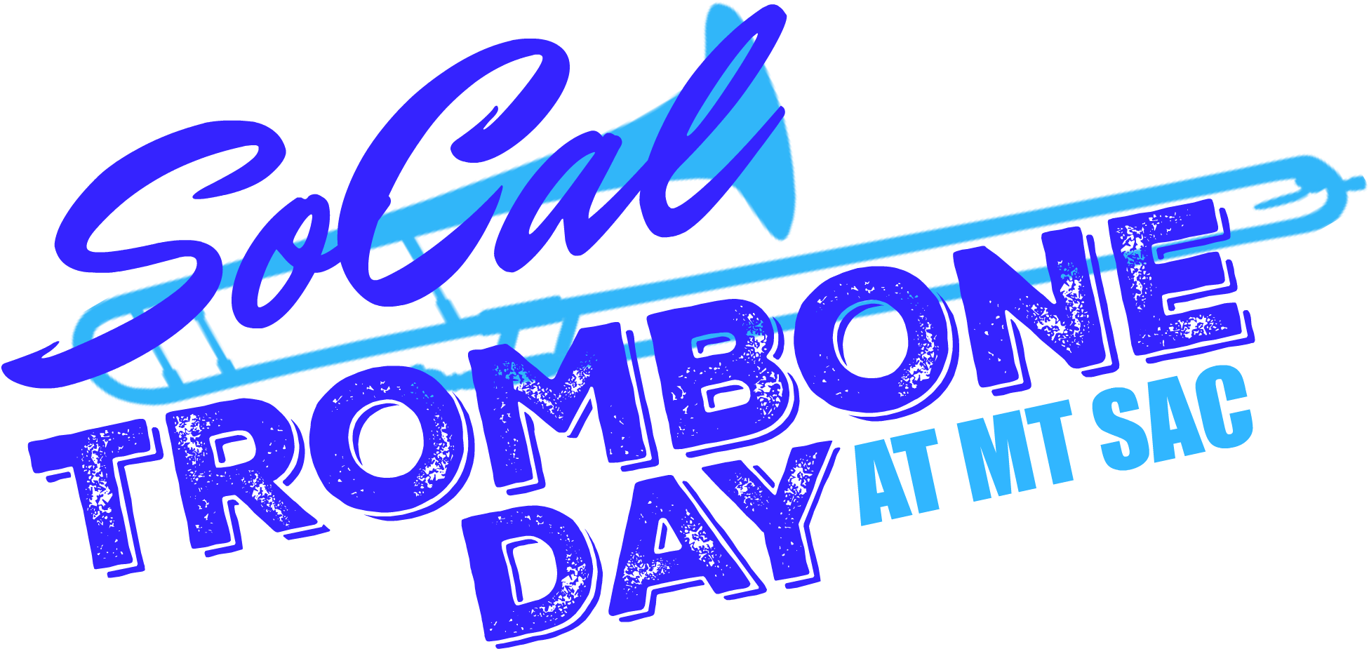 Socal Trombone Day - Calligraphy (1977x972), Png Download