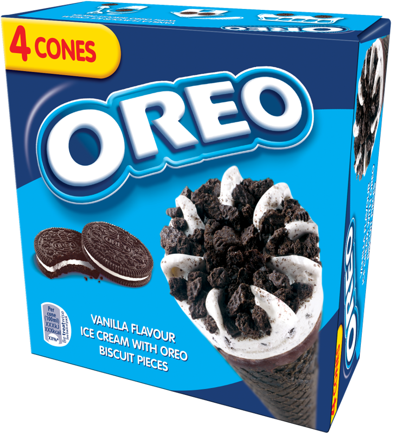 Download Icedream Creamy Vanilla Flavored Ice Cream Filled Ⓒ - Oreo ...