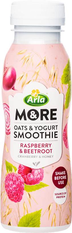 Download Arla &more Yogurt Smoothie - Oats And Yogurt Smoothie Arla PNG  Image with No Background 