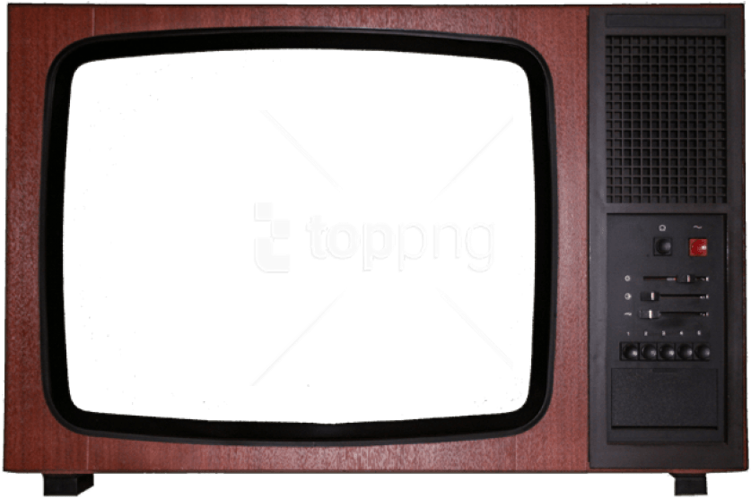 Free Png Old Tv Png Images Transparent - Old Tv Transparent Background (850x568), Png Download