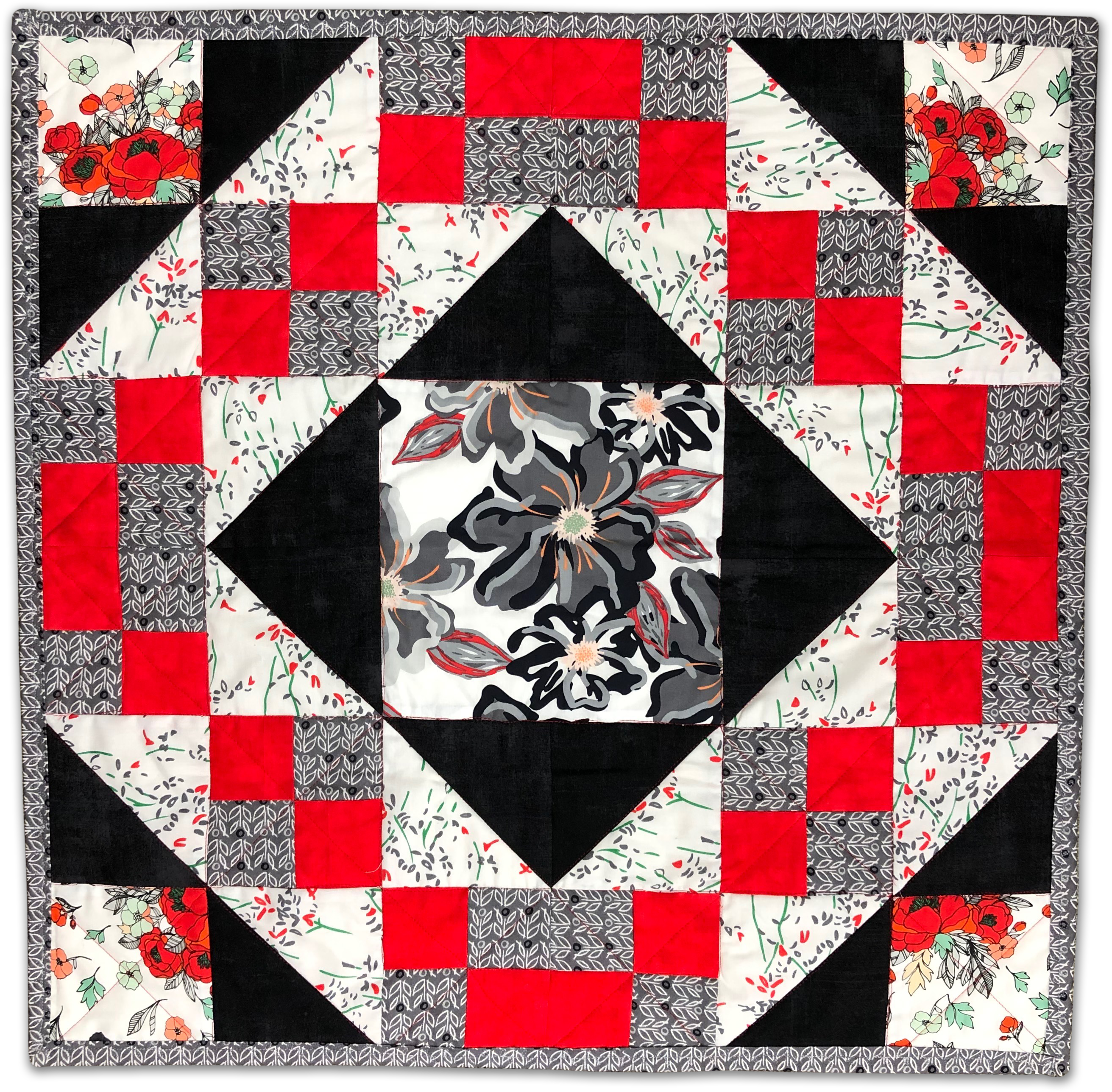 Beginning Quilting - Patchwork (3024x2980), Png Download