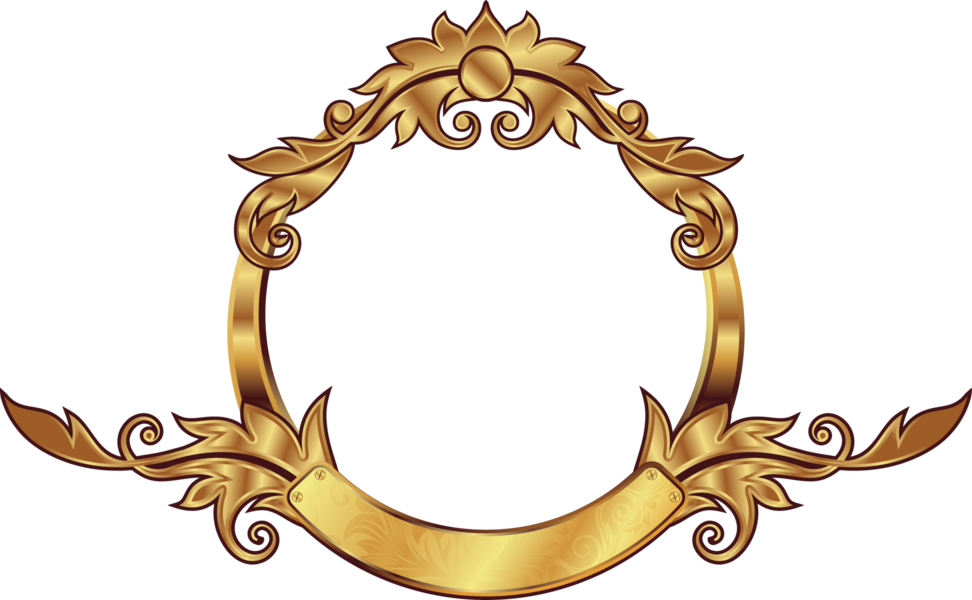 Download Banner Frame Png - Royal Gold Frame Png PNG Image with No  Background 