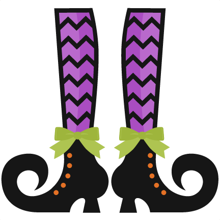 Download Legs Clipart Cute Halloween Witch - Witch Legs Png PNG Image ...