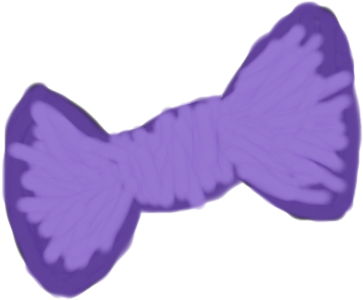 Download Purple Bow Mydrawing Purple Bow Hair Accessory Png Image With No Background 9846