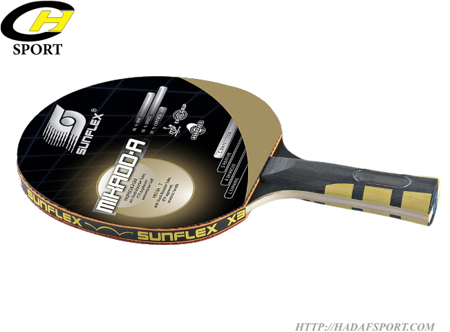 Racket Pingpong Sunflex Mikado A (650x500), Png Download
