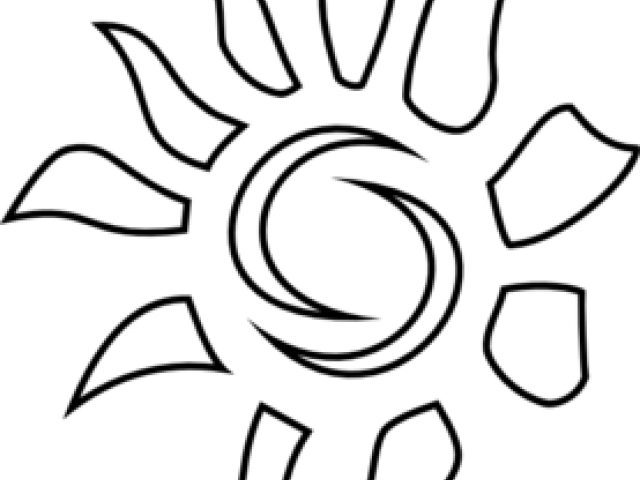 Drawn Sun Outline - Sun Line Drawing Png - Free Transparent PNG ...